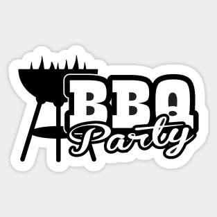 BBQ Party Sticker